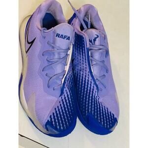 Nike Men's Size 9.5 Air Zoom Rafa Vapor Cage 4 Purple Tennis Shoes CD0424-500